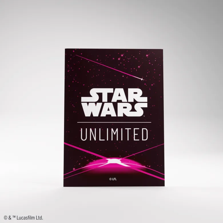 Gamegenic: Star Wars Unlimited Card Game - Art Sleeves - Card Back Magenta