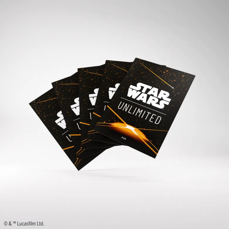 Gamegenic: Star Wars Unlimited Card Game - Art Sleeves - Card Back Orange