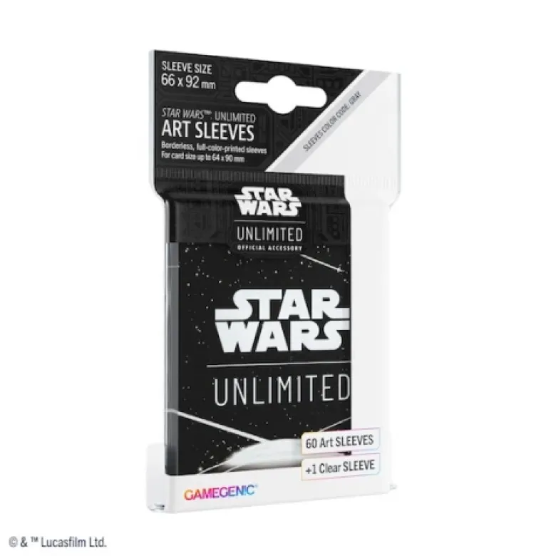 Gamegenic: Star Wars Unlimited - Art Sleeves - Card Back White
