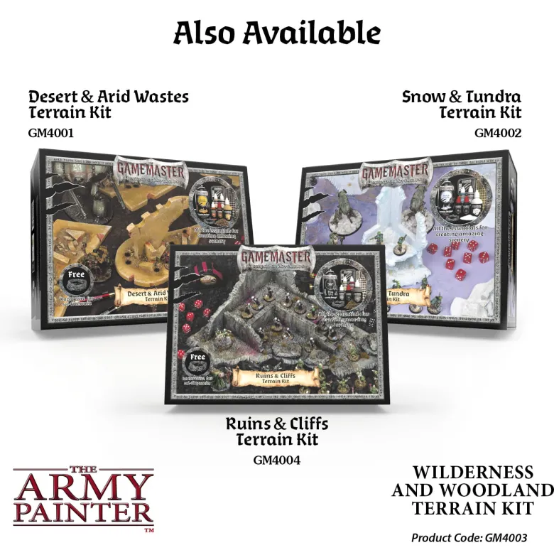 Gamemaster: Wilderness & Woodlands Terrain Kit