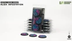Gamers Grass: Alien Infestation Bases, Round 50mm