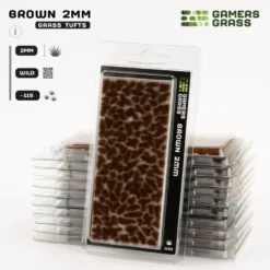 Gamers Grass: Brown Tuft (2mm)