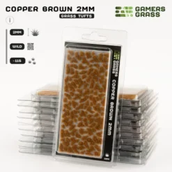 Gamers Grass: Copper Brown Tuft (2mm)