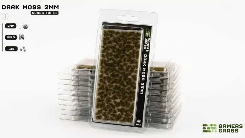 Gamers Grass: Dark Moss (2mm)