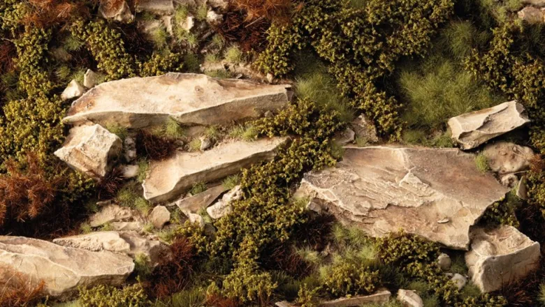 Gamers Grass: Dry Green Shrubs