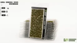 Gamers Grass: Dry Green Tuft (2mm)