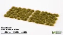 Gamers Grass: Dry Green Tuft (6mm) - wild