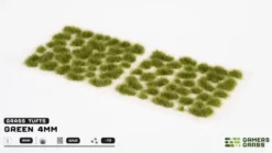 Gamers Grass: Green Tuft (4mm) - wild