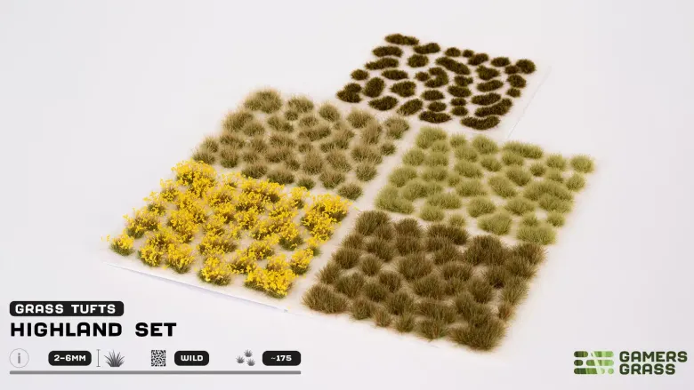 Gamers Grass: Highland Tuft Set