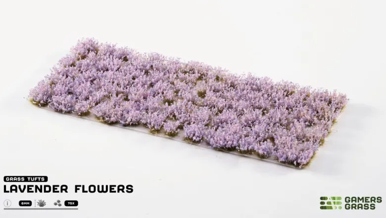 Gamers Grass: Lavender Flowers Tuft