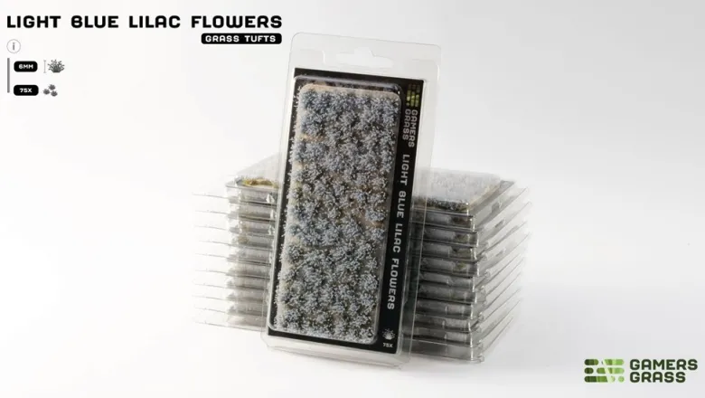 Gamers Grass: Light Blue Lilac Flowers