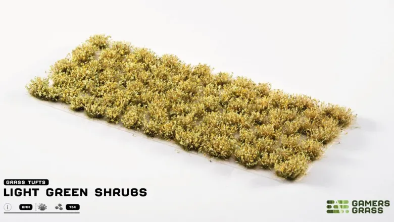 Gamers Grass: Light Green Shrubs