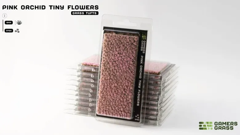 Gamers Grass: Pink Orchid Tiny Flowers