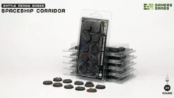 Gamers Grass: Spaceship Corridor Bases, Round 25mm