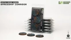 Gamers Grass: Spaceship Corridor Bases, Round 50mm