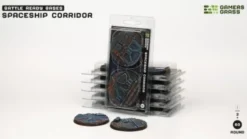 Gamers Grass: Spaceship Corridor Bases, Round 60mm