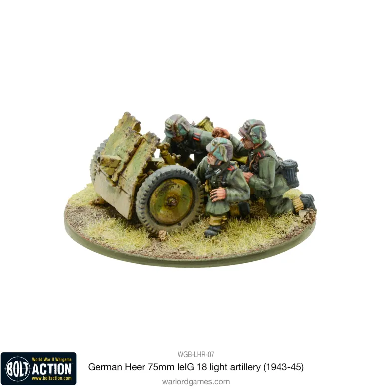 German Heer 75mm LeIG 18 Light Artillery (1943-45)