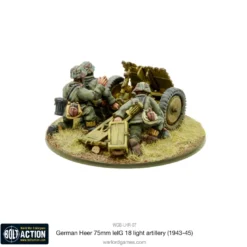 German Heer 75mm LeIG 18 Light Artillery (1943-45)