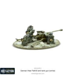 German Heer 75mm Pak 40 Anti-Tank Gun (Winter)