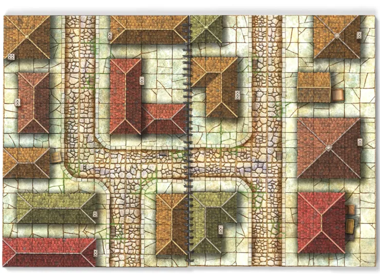 Giant Book of Battle Mats Streets, Sewers & Cemeteries