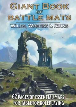 Giant Book of Battle Mats Wilds, Wrecks & Ruins