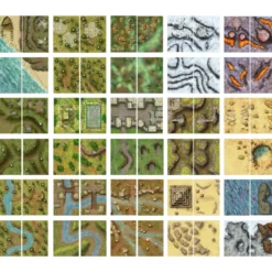 Giant Book of Battle Mats Wilds, Wrecks & Ruins