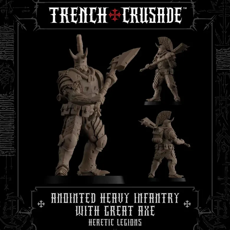Heretic Legions Anointed Heavy Infantry with Great Axe