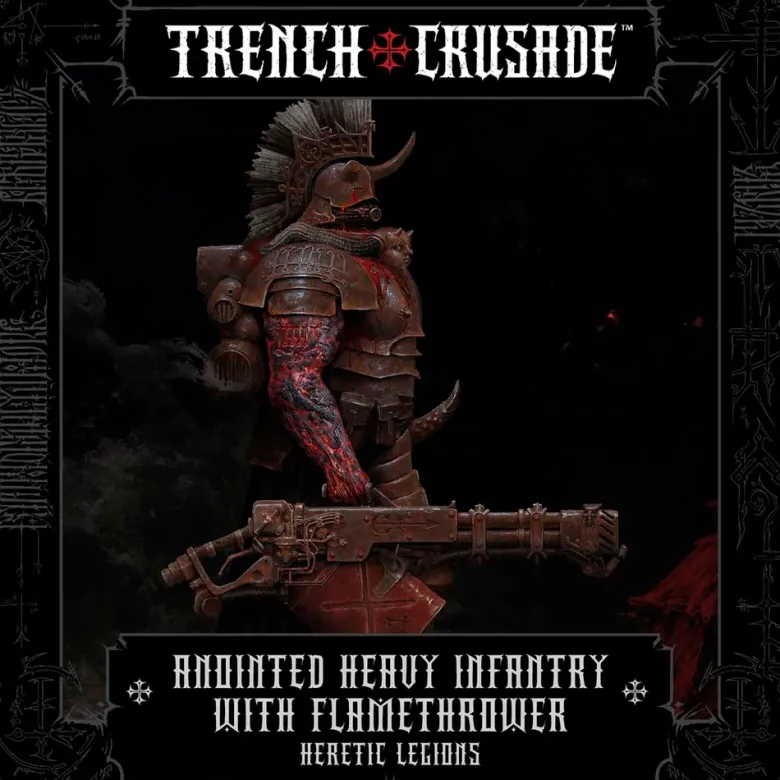 Heretic Legions Anointed Heavy Infantry with Heavy Flamethrower