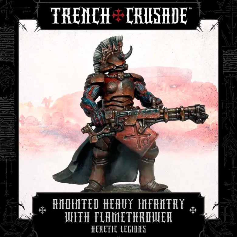 Heretic Legions Anointed Heavy Infantry with Heavy Flamethrower