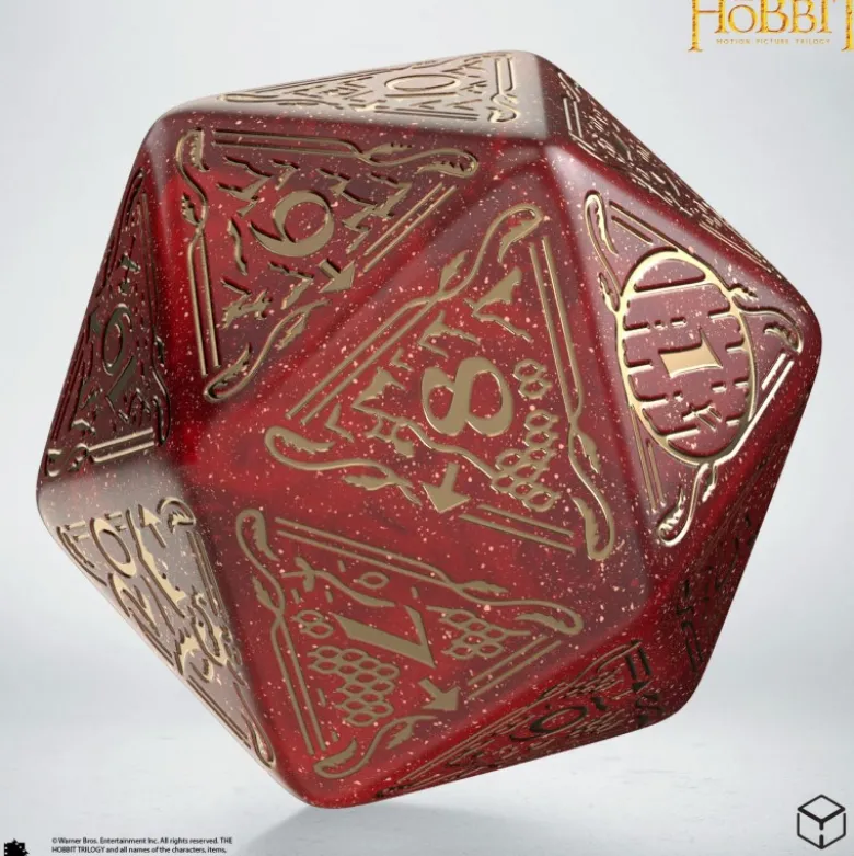 Hobbit Spindown K20 - Kość TCG Jumbo: Ember