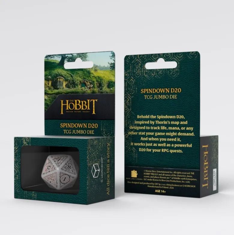 Hobbit Spindown K20 - Kość TCG Jumbo: Radiant