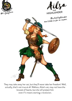 Hot & Dangerous: Ailsa, the Highlander (54mm)