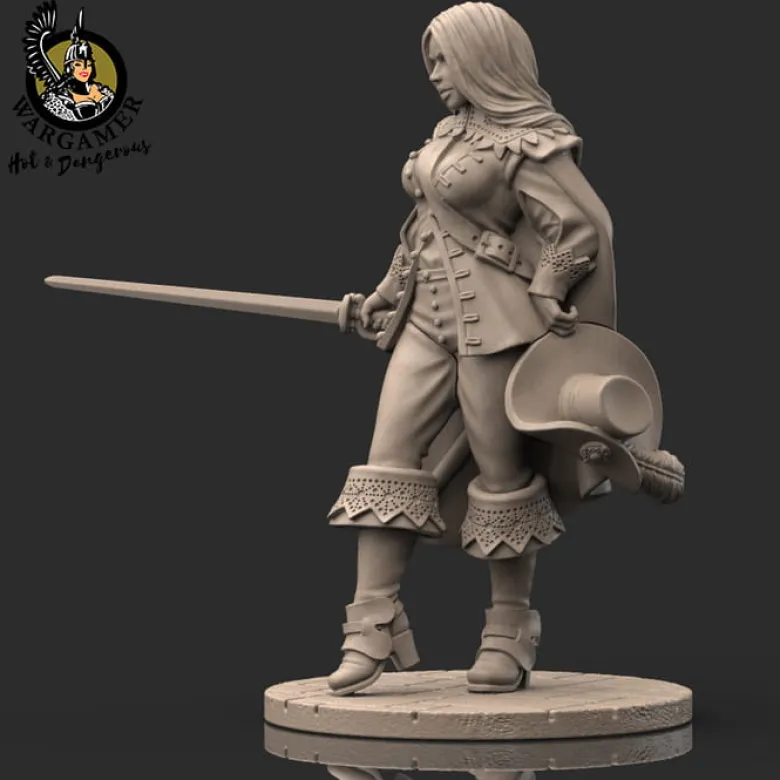 Hot & Dangerous: Eloise the Musketeer (54mm)