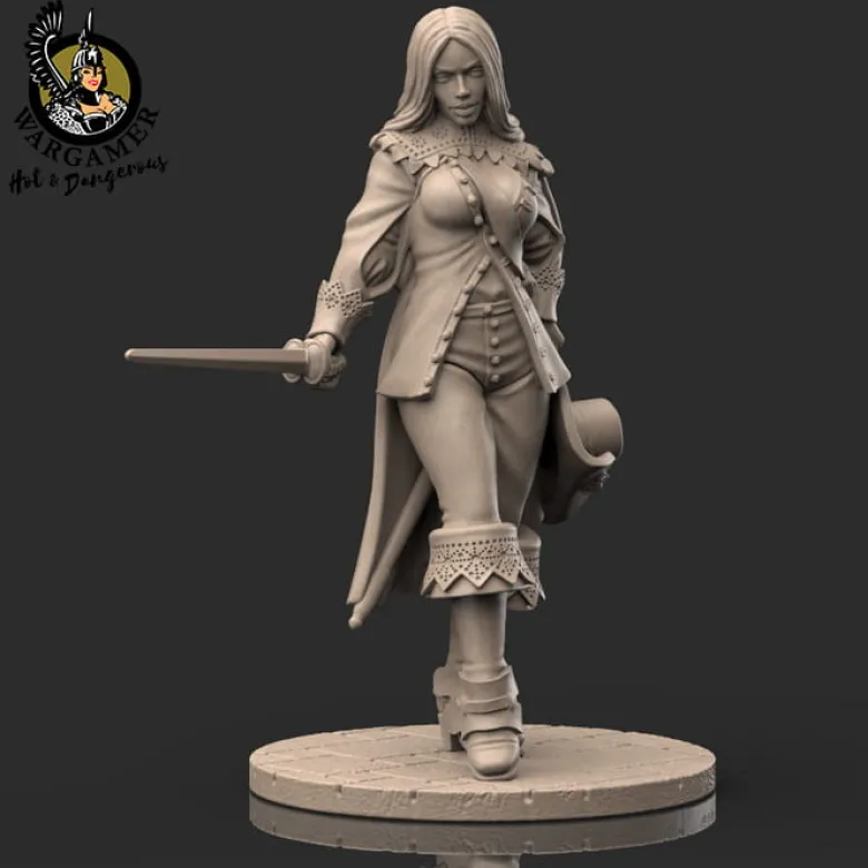 Hot & Dangerous: Eloise the Musketeer (54mm)