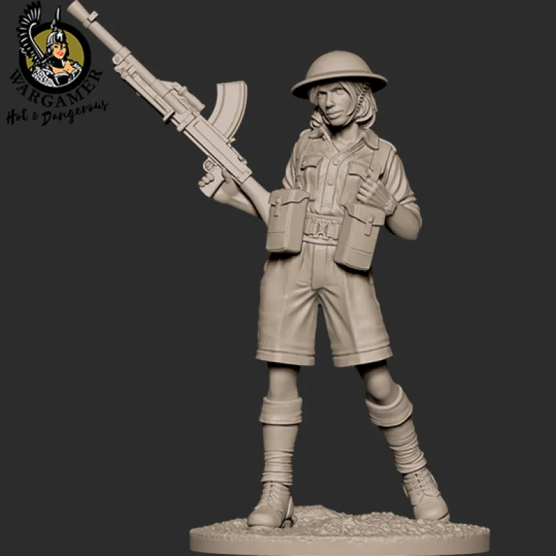 Hot & Dangerous: Emma, the Desert Rat (54 mm)