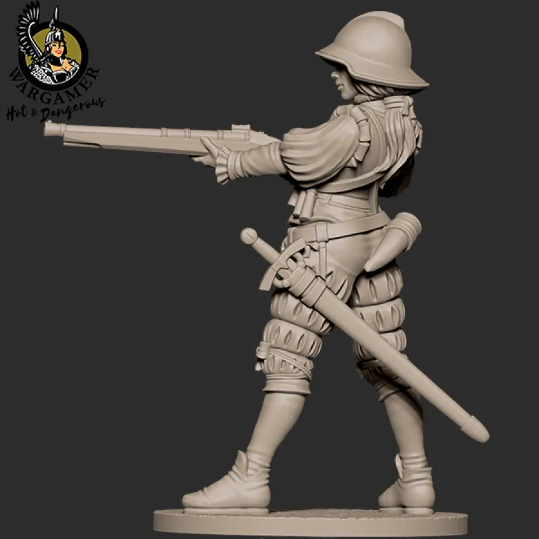 Hot & Dangerous: Francesca the Conquistador (28 mm)