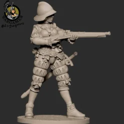 Hot & Dangerous: Francesca the Conquistador (28 mm)