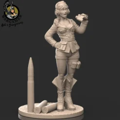 Hot & Dangerous: Hedwig from the Africa Corps (28mm)