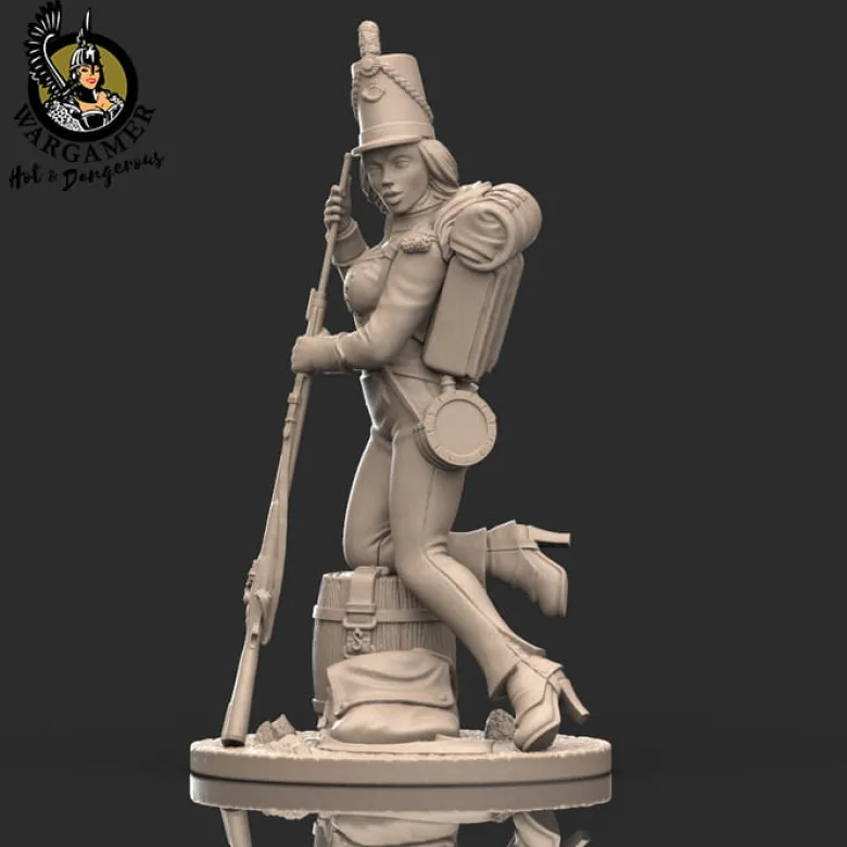 Hot & Dangerous: Katie from the 95th Riffle (54mm)