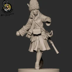 Hot & Dangerous: Natasha, the Russian Grenadier (54 mm)