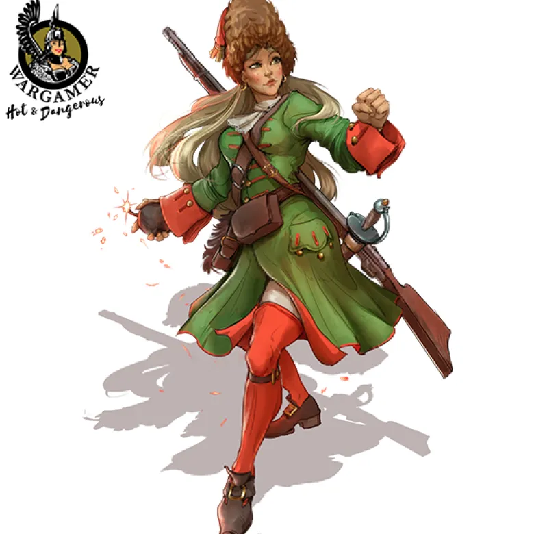 Hot & Dangerous: Natasha, the Russian Grenadier (54 mm)