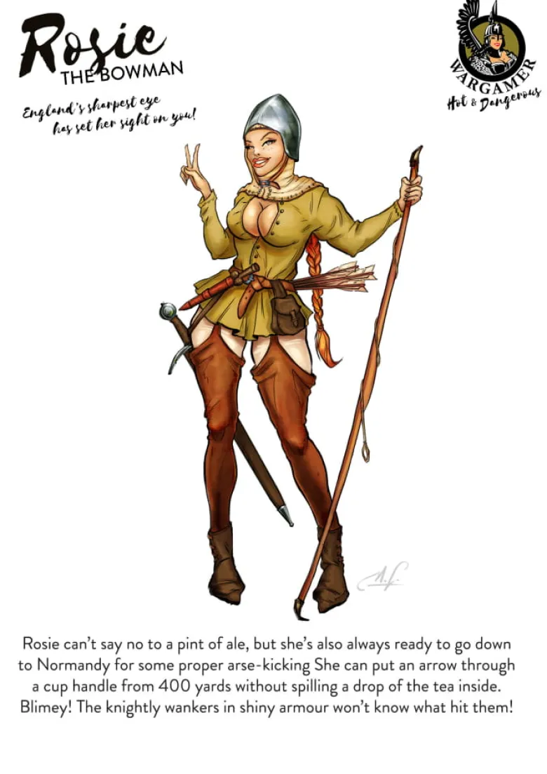 Hot & Dangerous: Rosie, the Bowmen (54mm)