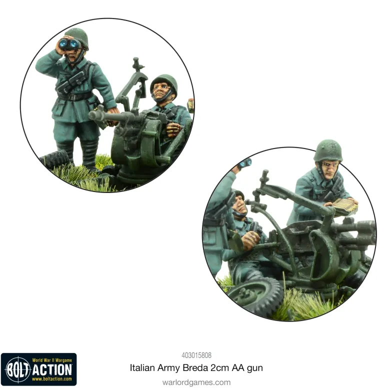 Italian Army Breda 2cm AA Gun