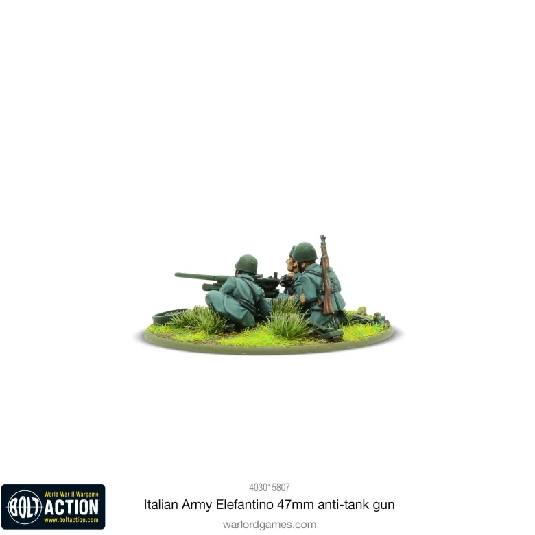 Italian Army Elefantino 47mm Anti-Tank Gun