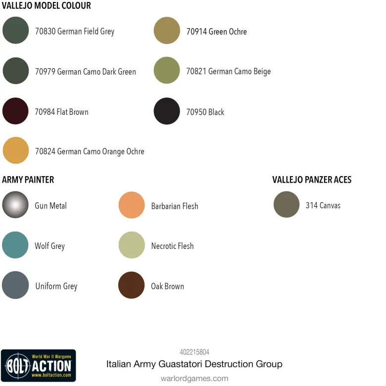 Italian Army Guastatori Destruction Group
