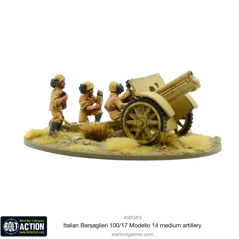 Italian Bersaglieri 100/17 Modello 14 Medium Artillery