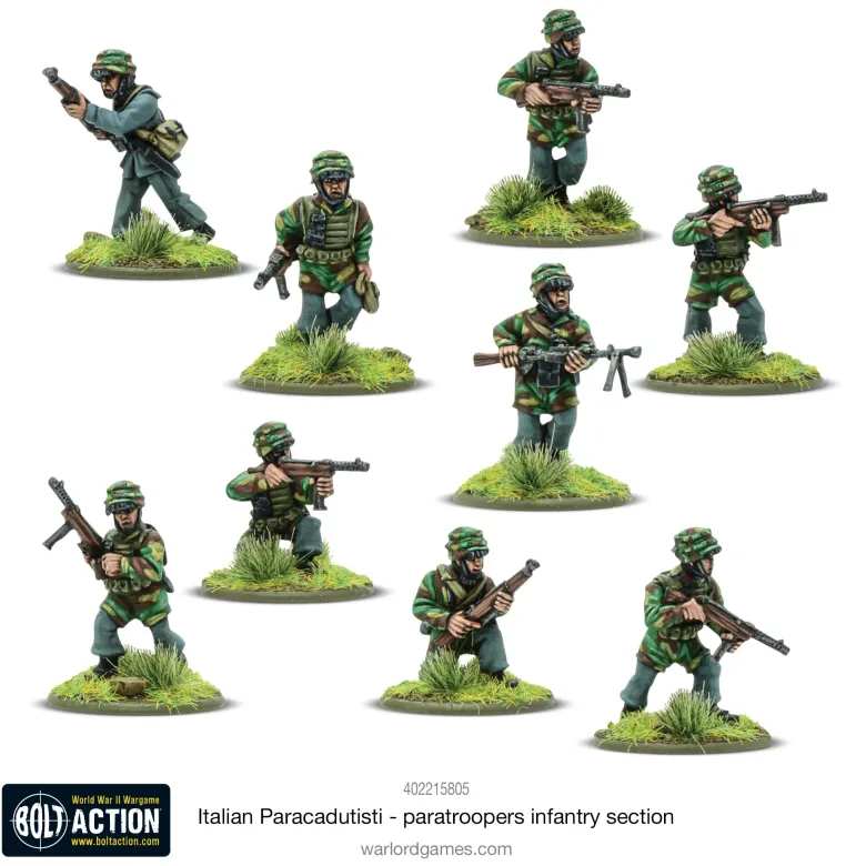 Italian Paracadutisti Paratrooper Infantry Section