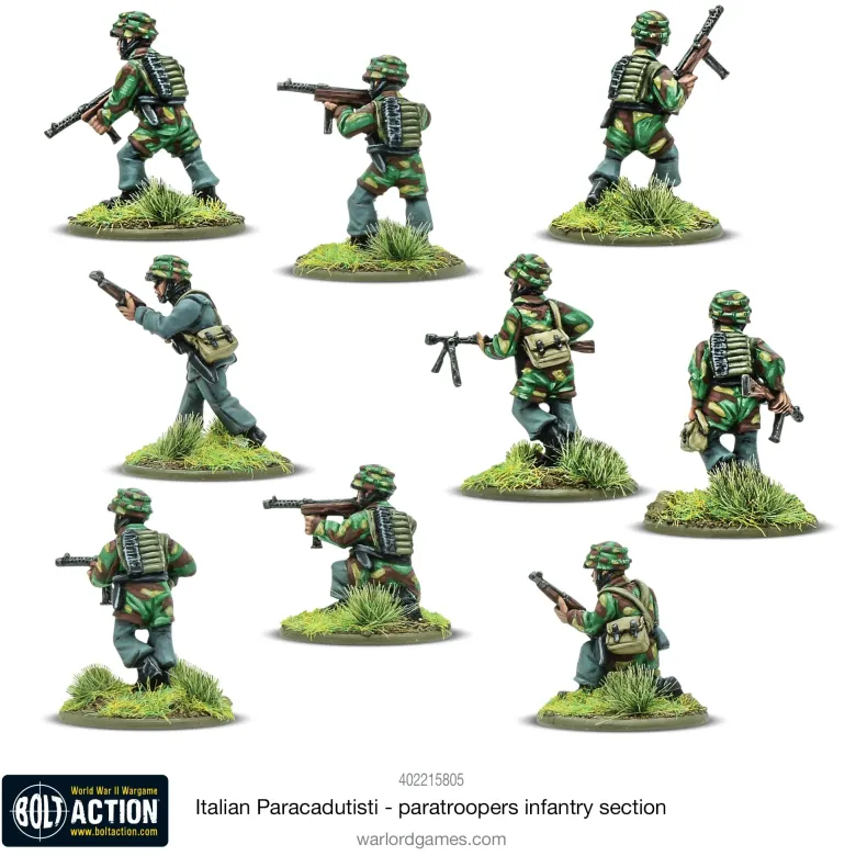 Italian Paracadutisti Paratrooper Infantry Section