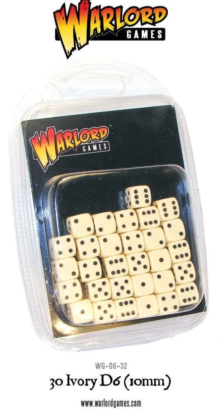 30 Ivory D6 (10mm)