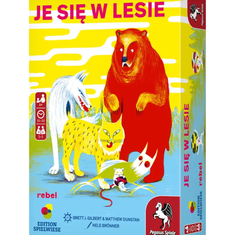 Je się w lesie
